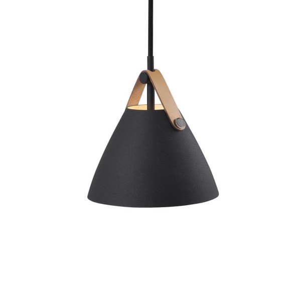 Czarna lampa sufitowa Strap 16 - DESIGN FOR THE PEOPLE BY NORDLUX