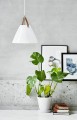 Biała lampa sufitowa Strap 27 z mlecznego szkła DESIGN FOR THE PEOPLE BY NORDLUX