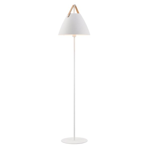 Biała lampa podłogowa Strap DESIGN FOR THE PEOPLE BY NORDLUX