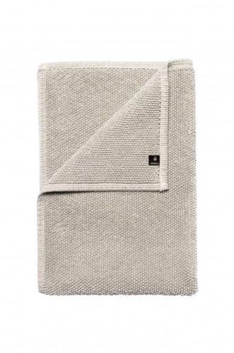 Dywanik łazienkowy z bawełny Max MoP OEKO-TEX 60x90 szary piaskowy - Himla