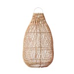 Rattanowy abażur do lampy sufitowej Kendi 60 - Bazar Bizar
