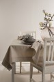 Naturalny obrus 160x160 Ebba z lnu i bawełny HIMLA