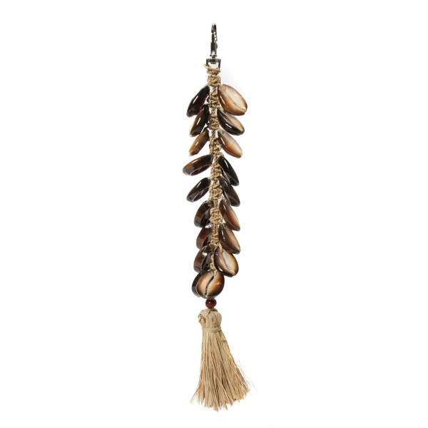 Brelok do kluczy Fishbone Natural Black - Bazar Bizar
