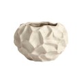 Wazon ozdobny ceramiczny Soil Bowl waniliowy - Muubs