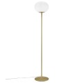 Biała lampa podłogowa kula Alton Gulv NORDLUX