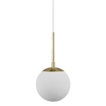 Lampa sufitowa kula Grant 15 w kolorze mosiądzu - Nordlux