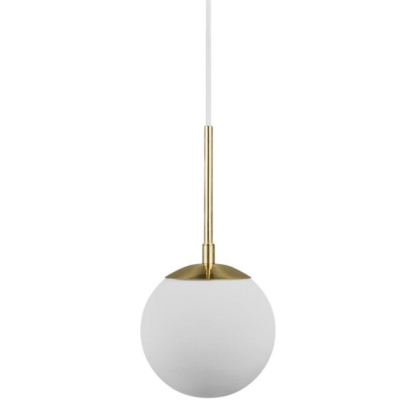 Lampa sufitowa kula Grant 15 w kolorze mosiądzu - Nordlux
