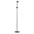 Czarna nowoczesna lampa podłogowa Clyde NORDLUX
