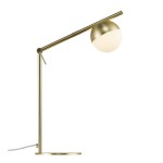 Nowoczesna lampa stołowa biurkowa Contina w kolorze mosiądzu NORDLUX