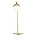 Nowoczesna lampa stołowa biurkowa Contina w kolorze mosiądzu NORDLUX