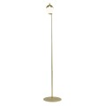 Nowoczesna lampa podłogowa Contina w kolorze mosiądzu NORDLUX