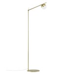 Nowoczesna lampa podłogowa Contina w kolorze mosiądzu NORDLUX