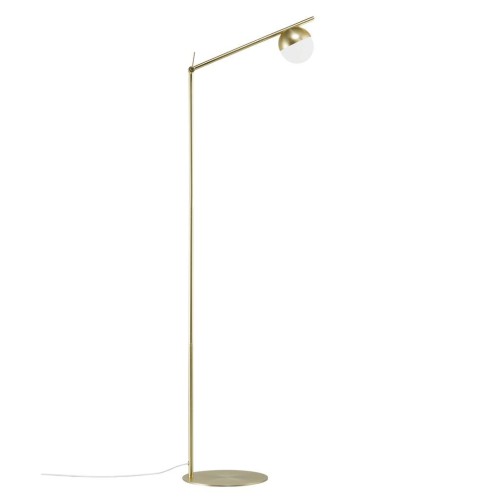 Nowoczesna lampa podłogowa Contina w kolorze mosiądzu NORDLUX