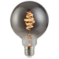 Żarówka ozdobna E27 5W 1800K ściemnialna G125 Spial Globe dymione szkło - Nordlux