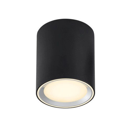 Lampa ledowa sufitowa tuba Fallon Long LED czarna NORDLUX
