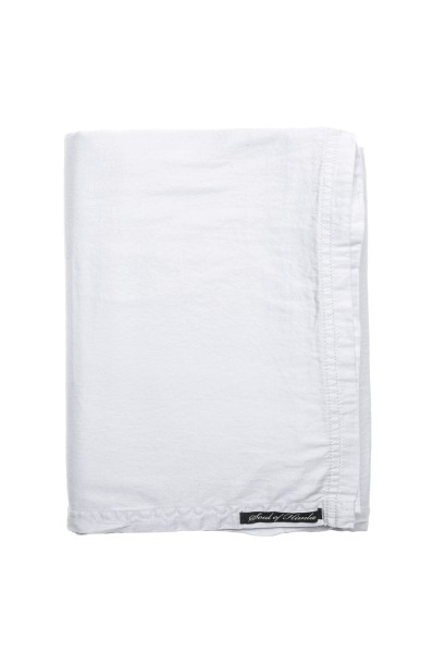 Białe prześcieradło z satyny 160x270 Soul White Oeko-Tex HIMLA