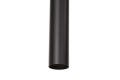 Czarna lampa sufitowa wąska tuba Pipe One40 z żelaza NORR11