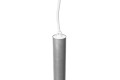 Szara lampa sufitowa tuba Pipe Two48 z żelaza NORR11