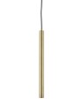 Mosiężna lampa wisząca tuba Pipe Two48 z mosiądzu NORR11