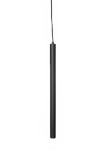 Czarna lampa wisząca tuba Pipe Three56 z żelaza NORR11