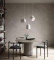 Biała lampa sufitowa nowoczesna nad stół do jadalni Angle DESIGN FOR THE PEOPLE BY NORDLUX