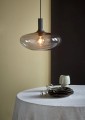 Lampa sufitowa wisząca nad stół do jadalni Alton35 z ciemnego szkła NORDLUX