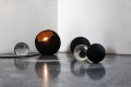 Lampa podłogowa Crust z kamienia lawowego MUUBS