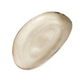 Duży owalny ceramiczny talerz do serwowania Mame Oyster MUUBS