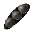 Długi owalny ceramiczny talerz do serwowania Mame Coffee MUUBS