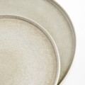 Talerze obiadowe z wysokim rantem Ceto Soft Grey Ø27, 6 szt - Muubs