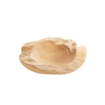 Rustykalna misa dekoracyjna Rustic 30 z drewna tekowego - Muubs