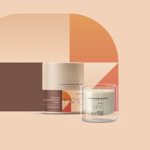 Świeca zapachowa sojowa - Nastrój No 10 Wanilia Czarny pieprz - Petite 150 ml - LUMEEGO CANDLES