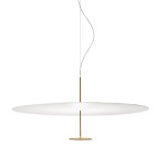 Duża lampa sufitowa wisząca Dot 800 mosiądz Led ze ściemniaczem LUMINA