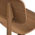 Krzesło drewniane NY11 dąb Light Smoked - Norr11