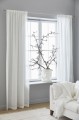 Zasłony lniane na taśmę 145x250 biały Dalsland White 1 szt HIMLA