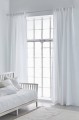 Lniane zasłony na taśmie 140x250 biały Sunshine Premium White 1 szt HIMLA
