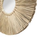 Dekoracyjne lustro na ścianę Alang L z trawy alang alang BAZAR BIZAR