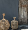 Duży rattanowy abażur do lampy sufitowej i podłogowej Wonton - Bazar Bizar