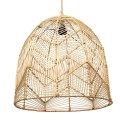 Ażurowy abażur rattanowy do lamp sufitowych Bala L, naturalny - Bazar Bizar