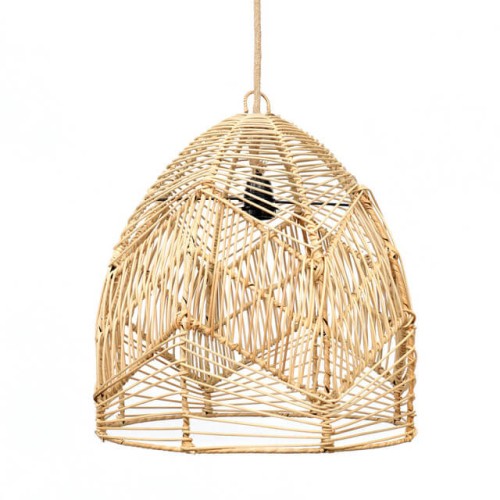 Bazar Bizar Bala - Abażur rattanowy do lamp sufitowych Bala M, naturalny