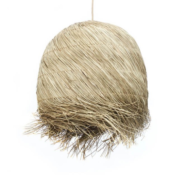Abażur do lamp sufitowych Wicked z trawy alang alang naturalny - Bazar Bizar