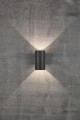 Lampa elewacyjna czarny elegancki kinkiet zewnętrzny Asbol NORDLUX