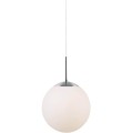 Biała lampa szklana sufitowa w kształcie kuli Cafe 20 NORDLUX