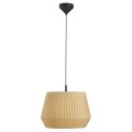 Elegancka lampa sufitowa Dicte 40 z beżowym plisowanym kloszem NORDLUX