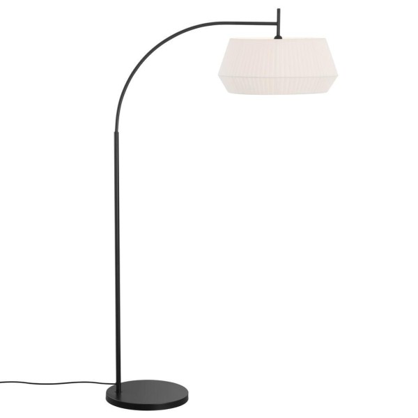 Lampa stojąca podłogowa Dicte z białym plisowanym kloszem NORDLUX