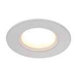 Białe oczko sufitowe do łazienki IP65 do zabudowy led Dorado 1-kit NORDLUX