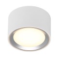 Lampa ledowa sufitowa tuba spot Fallon LED biała stal szczotkowana NORDLUX