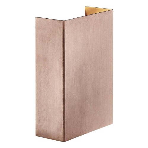 Nowoczesny kinkiet zewnętrzny Fold 10 Led miedź NORDLUX