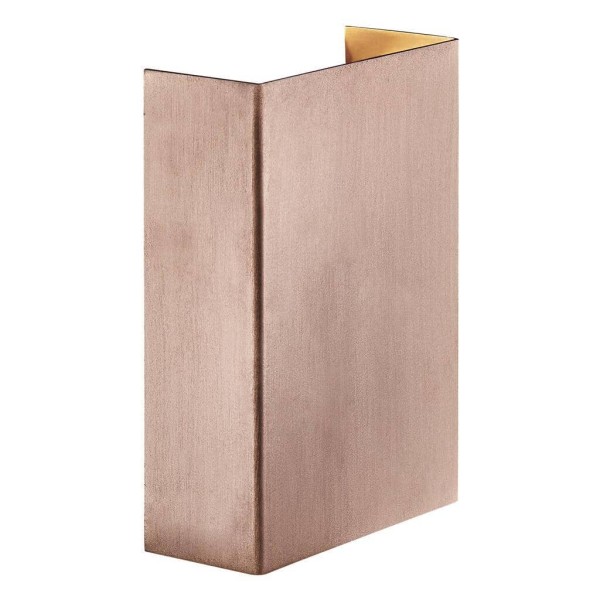 Nowoczesny kinkiet zewnętrzny Fold 10 Led miedź NORDLUX