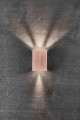 Nowoczesny kinkiet zewnętrzny Fold 10 Led miedź NORDLUX
